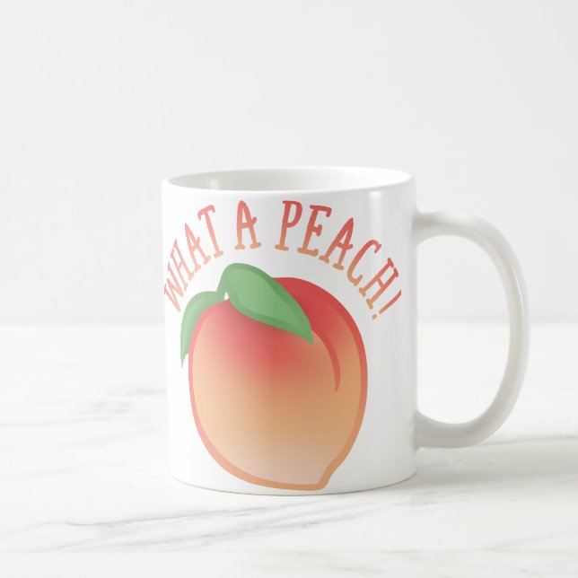 Cute What A Peach Coffee Mug (Right)