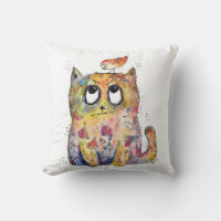 Cute Whimsical Annoyed Cat