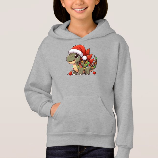 Cute/Whimsical baby Christmas dino (Front)