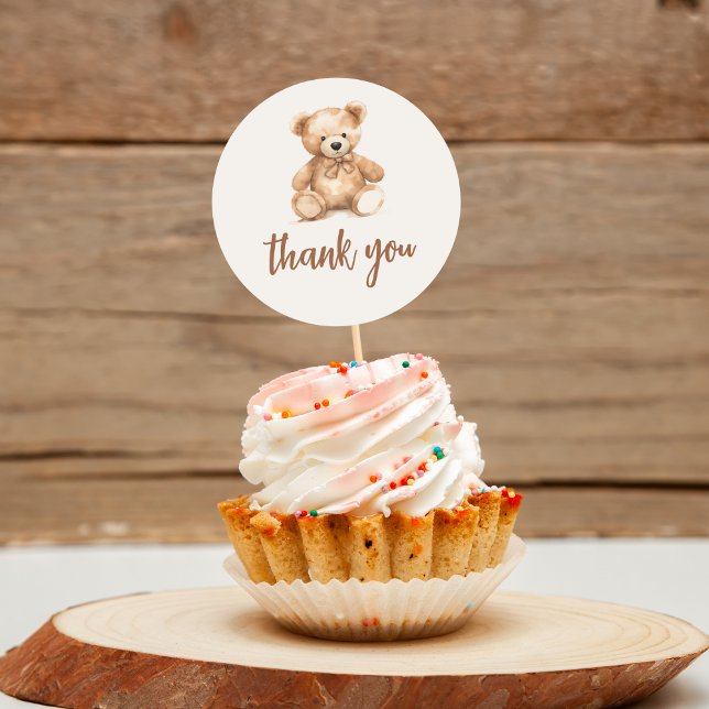 Cute Whimsical Bear  Classic Round Sticker (Creator Uploaded)