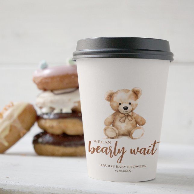 Cute Whimsical Bear  Paper Cups (Creator Uploaded)