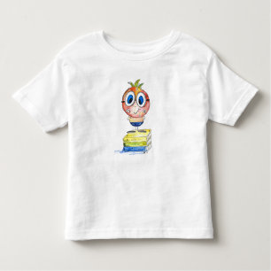 Cute whimsical Book Nerd Toddler T-Shirt