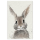 Cute Whimsical Bunny Decoupage Tissue Paper