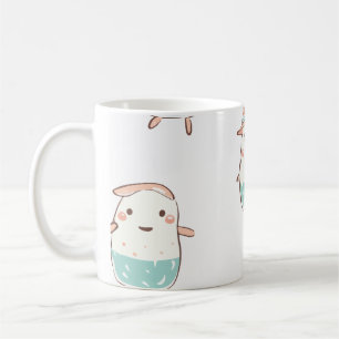 Cute Whimsical Character Mug   Adorable Cartoon Ar