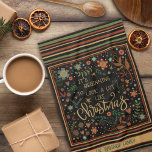 Cute Whimsical Christmas Quote Personalised  Tea Towel<br><div class="desc">Cute Personalised Beginning to Look Like Christmas quote tea towel. These Christmas kitchen towels are perfect to add some holiday spirit to your kitchen. Pair it with a bottle of wine and it makes a great Christmas gift for friends, family, coworkers, neighbours, etc. The personalised name annd holiday message area...</div>