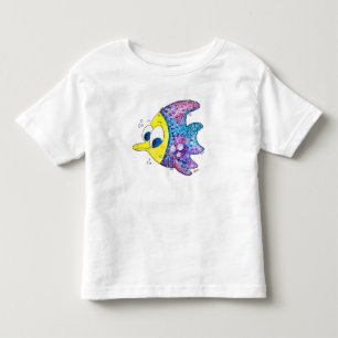Cute Whimsical Colorful Fish Toddler T-Shirt