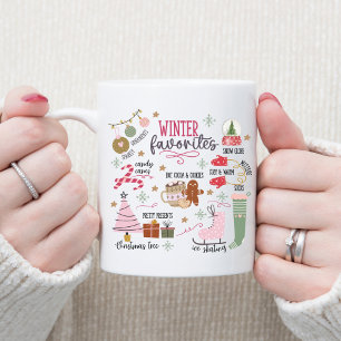 Cute & Whimsical Cosy Winter Favourites Coffee Mug