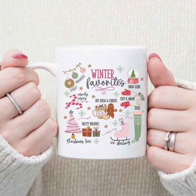 Cute & Whimsical Cosy Winter Favourites  Coffee Mug (Creator Uploaded)