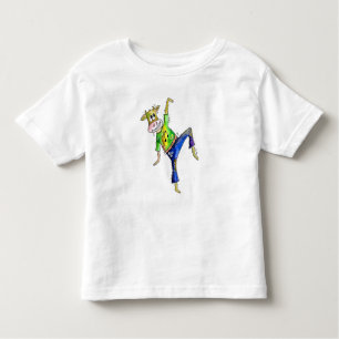 Cute Whimsical Dancing Cow Toddler T-Shirt