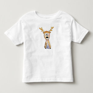 Cute Whimsical Deer Toddler T-Shirt