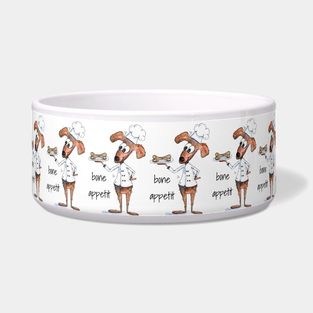 Cute Whimsical Dog Chef (Front)