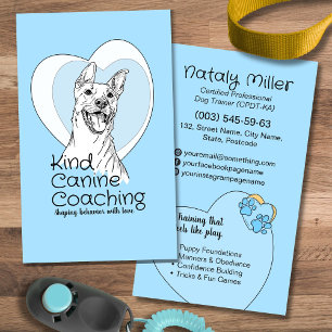 Cute Whimsical Dog Trainer Business Card