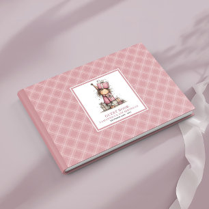 Cute whimsical girl 4th birthday sign in guest book
