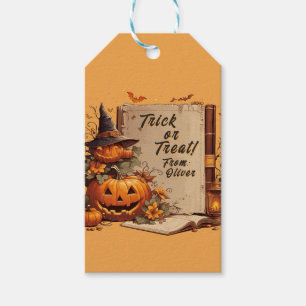 Cute Whimsical Halloween Spooky Season Custom  Gift Tags