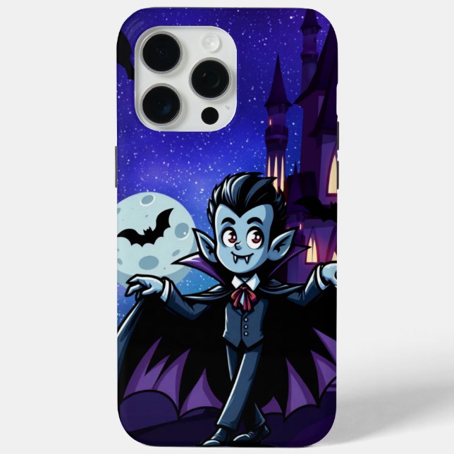 Cute, whimsical Halloween vampire Case-Mate iPhone Case (Back)