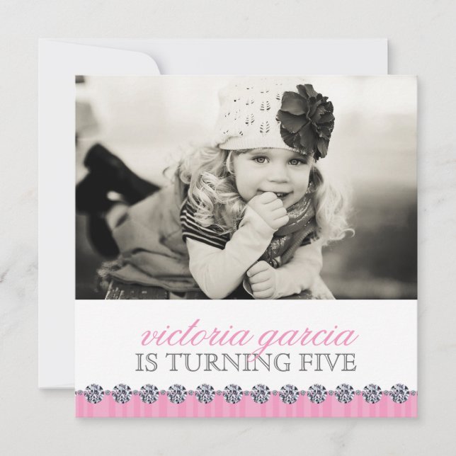 Cute Whimsical Kids Party Invitation (Front)