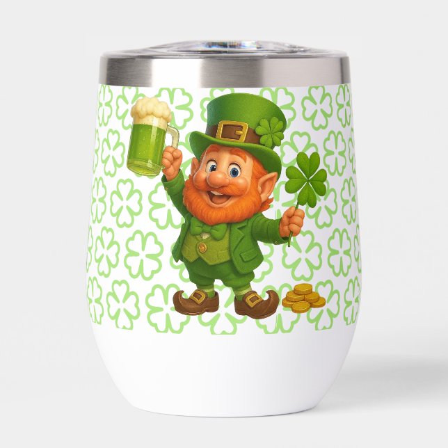 Cute/whimsical leprechaun Saint Patrick's Day  (Front)