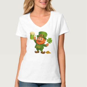Cute/whimsical leprechaun Saint Patrick's Day  T-Shirt