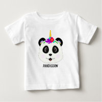Cute Whimsical Panda Unicorn Pandicorn