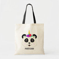Cute Whimsical Panda Unicorn Pandicorn