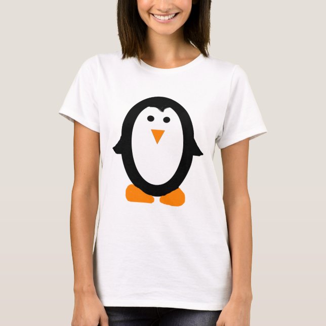Cute Whimsical Penguin Tank Top (Front)