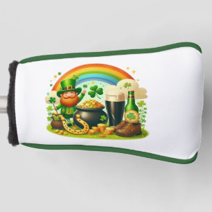 Cute, whimsical Saint Patrick's Day Golf Head Cover