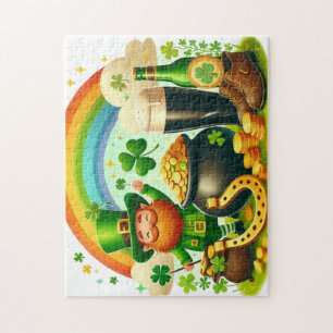 Cute, whimsical Saint Patrick's Day Jigsaw Puzzle