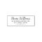 Cute whimsical script family name return address