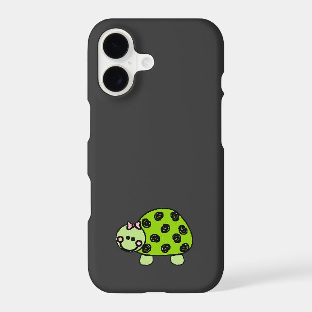 Cute Whimsical Turtle Lady (Back)