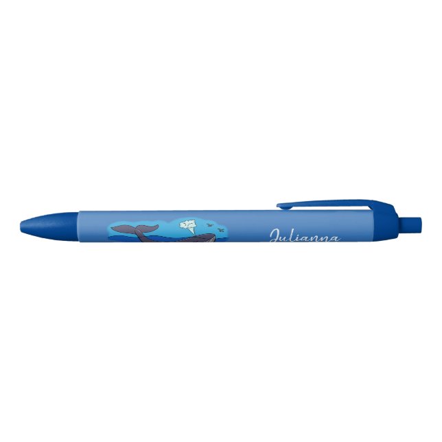 Cute whimsical whales design pen (Top)