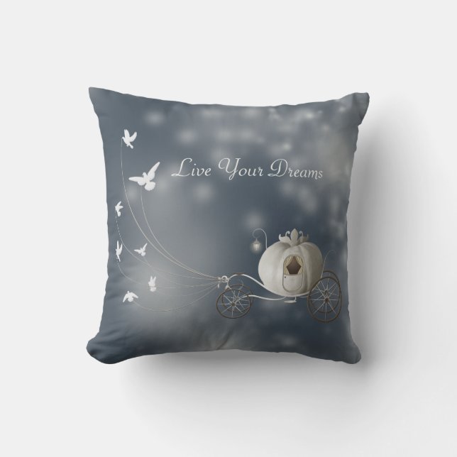 Cute, Whimsy Cinderella Story Cushion (Front)