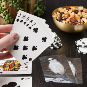 Cute Whiskey Jack Bird Playing Cards