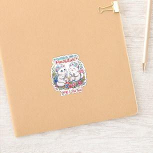 Cute White Cat Nurse Watercolor Personalised