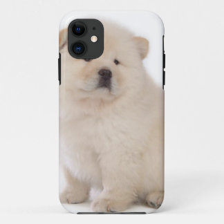 cute white chow chow puppy pup dog Case-Mate iPhone case