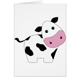 Cute White Cow