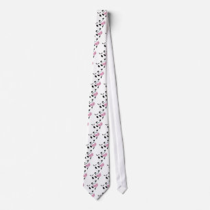 Cute White Cow Tie
