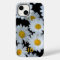 Cute White Daisy Flowers Monogram