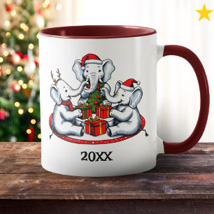 Cute White Elephant Gift Exchange Joke Mug