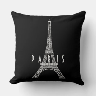 Cute white France Paris Eiffel tower Cushion