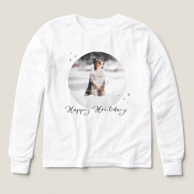 Cute White Kids Long Sleeve T-Shirt with Custom De (Design Front)