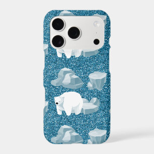 Cute White Polar Bear North Wild Animal Blue Cold