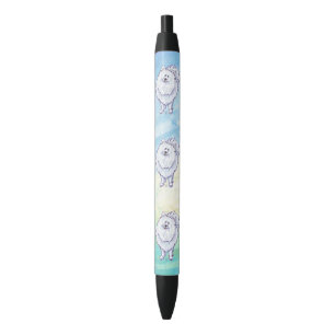 Cute White Pom Pom Pen