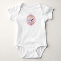 Cute White Puppy Dog With Sweet Face and Eyes Pink
