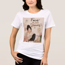 Cute white T-shirt for girls