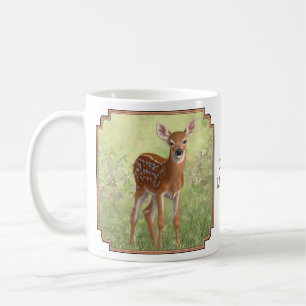 Cute Whitetail Fawn Coffee Mug