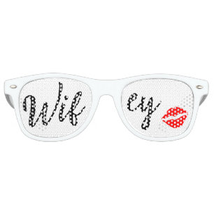CUTE! 😎 Wifey Sunglasses – Fun Kiss Lips Lens