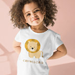 Cute Wild Child Lion Illustration T-Shirt<br><div class="desc">Cute Wild Child Lion Illustration for kids.</div>