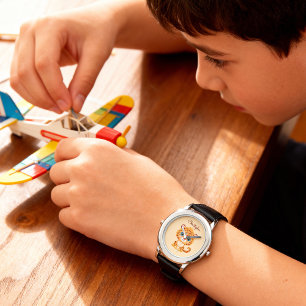 Cute Wild Leopard Nursery Kids Safari Animal Watch
