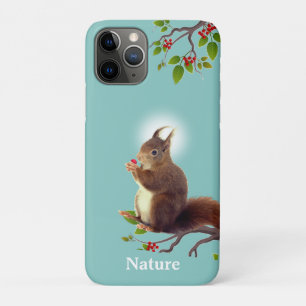 Cute Wild Squirrel & Editable Text Case-Mate iPhone Case