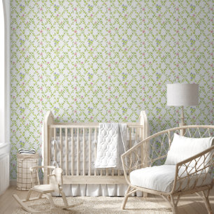 Cute Wildflowers/Sweet Meadow Nursery Wallpaper